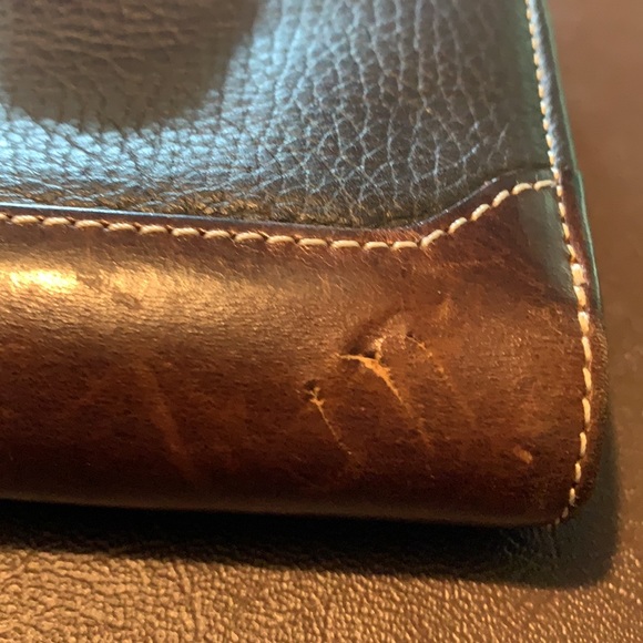 Vintage Dooney & Burke bi-fold leather wallet - Picture 3 of 8